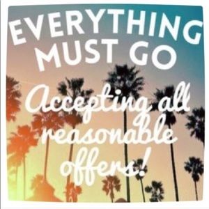 Acceptable all reasonable offers!